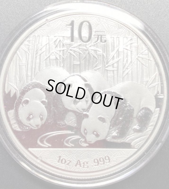 画像1: 中国 2013 パンダ銀貨 10元  (1)