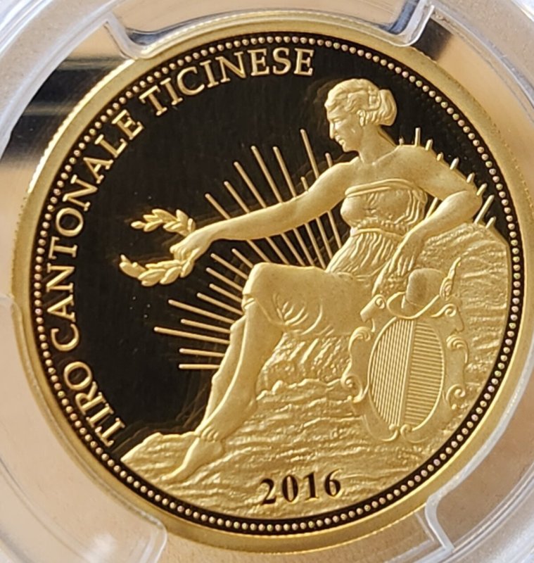 画像1: 2016年_射撃祭_500F金貨_Hab-98_評価A_PCGS_PR70DC (1)