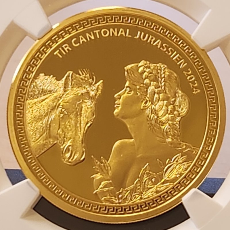 画像1: 2024年_射撃祭_500F金貨_Hab-120a_NGC_PF69UC (1)