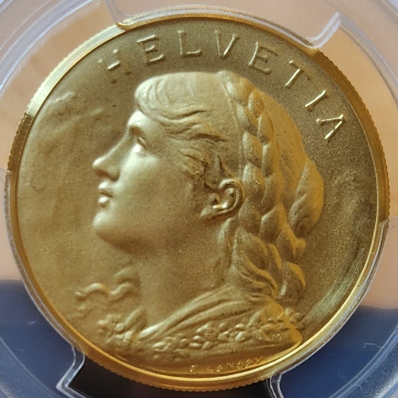 画像1: 2006年_射撃祭_1000F金貨_Hab-76b（発行枚数25枚）_評価SS_PCGS_PR69MATTE (1)