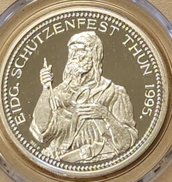 画像1: 1995年_射撃祭_50F銀貨_Hab-49a_評価B_PCGS_PR69DC (1)