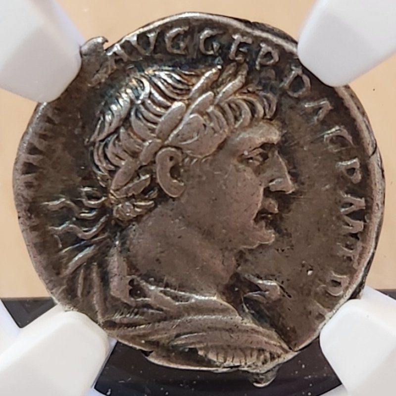 画像1: ROMAN EMPIRE_ローマ帝国_AD98-117_評価Ch VF(Strike:4/5Surface:4/5) (1)