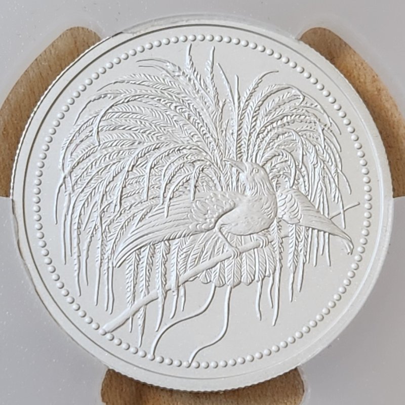 画像1: 2020年_パプアニューギニア_極楽鳥銀貨_20キナ_PCGS_PR70(COA付・箱付)_MATTE (1)