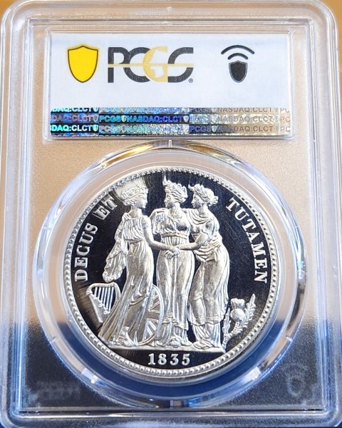 画像4: 1835年_イギリス_銀貨_ウィリアム4世_スリーグレイセス 三美神_ファンタジー_PCGS_PR68DC (4)