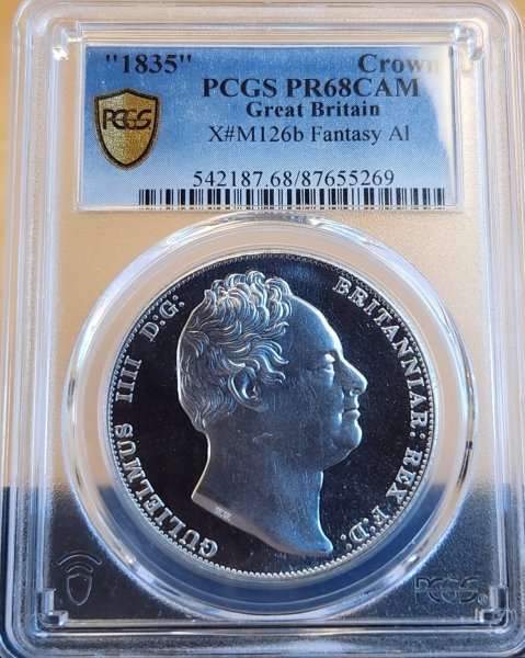 画像3: 1835年_イギリス_銀貨_ウィリアム4世_スリーグレイセス 三美神_ファンタジー_PCGS_PR68DC (3)