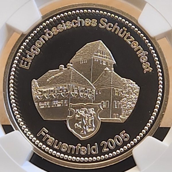 画像1: 2005年_射撃祭(フランクフルト州)_銀メダル_NGC_PF69UC(唯一の最高鑑定) (1)