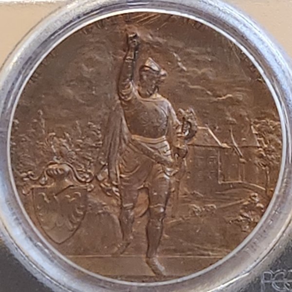 画像1: 1891年_射撃祭_銅メダル_R-14c_レア度H_PCGS_Questionable Color-UNC Detail (1)