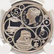 画像1: 2019年_G.Britain(イギリス)_5ポンド銀貨_ヴィクトリア女王生誕200周年記念_NGC_PF68UC (1)