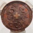 画像2: 1887年_射撃祭_銅メダル_R-628d_レア度H_PCGS_SP65(準最高鑑定） (2)