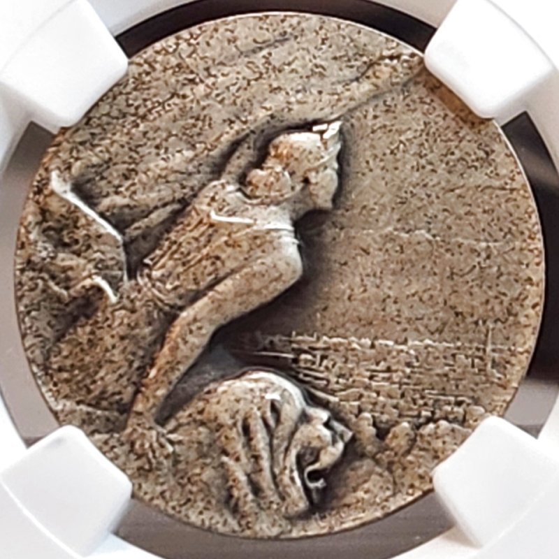 画像1: 1923年_射撃祭_銀メダル_R-1818a_レア度R_NGC_MS64(準最高鑑定)_総鑑定枚数14枚 (1)