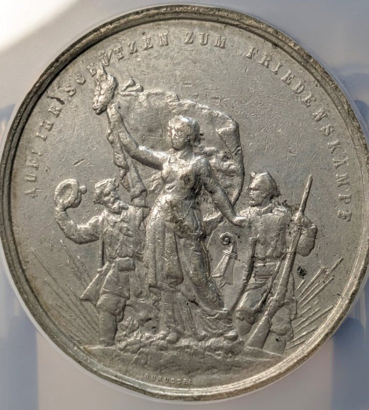 画像1: 1879年_射撃祭_WM_R-104c_レア度RRR_NGC_XF DETAILS CLEANED_総鑑定枚数1枚 (1)