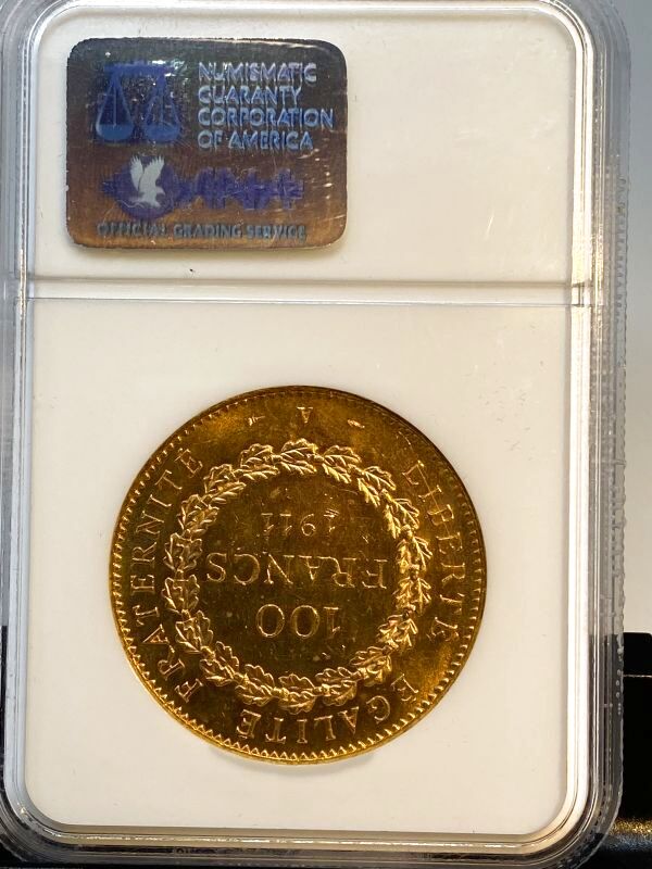 100年以上前の安定的人気コイン】フランス 1911年 エンジェル金貨 100